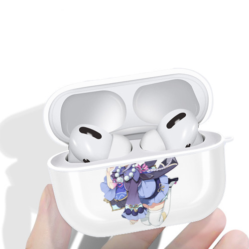 げんし神 七七 なな  genshin Nana 【AirPods Pro用】ハードシェル保護ケース 耐衝撃・防指紋・カラビナ付き商品仕様