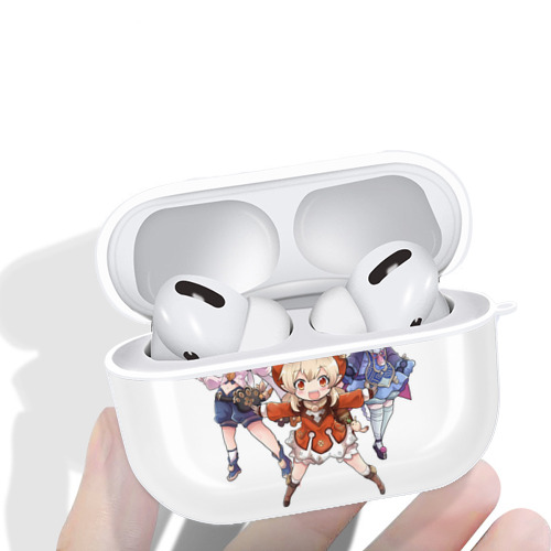 げんし神 七七 なな  genshin Nana 【AirPods Pro用】ハードシェル保護ケース 耐衝撃・防指紋・カラビナ付き商品仕様