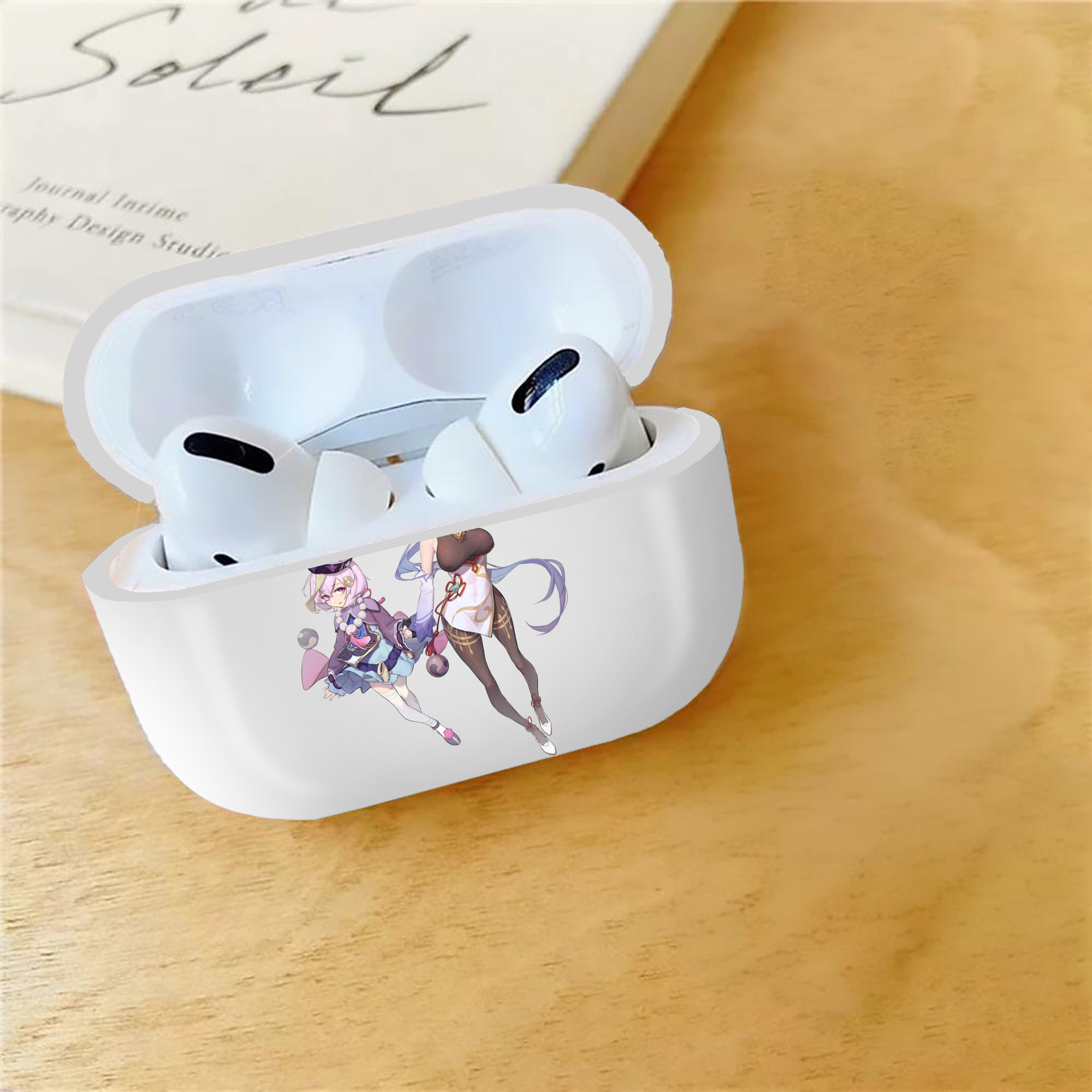 げんし神 七七 なな  genshin Nana 【AirPods Pro用】ハードシェル保護ケース 耐衝撃・防指紋・カラビナ付き商品仕様