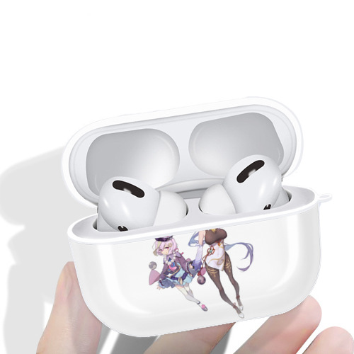 げんし神 七七 なな  genshin Nana 【AirPods Pro用】ハードシェル保護ケース 耐衝撃・防指紋・カラビナ付き商品仕様