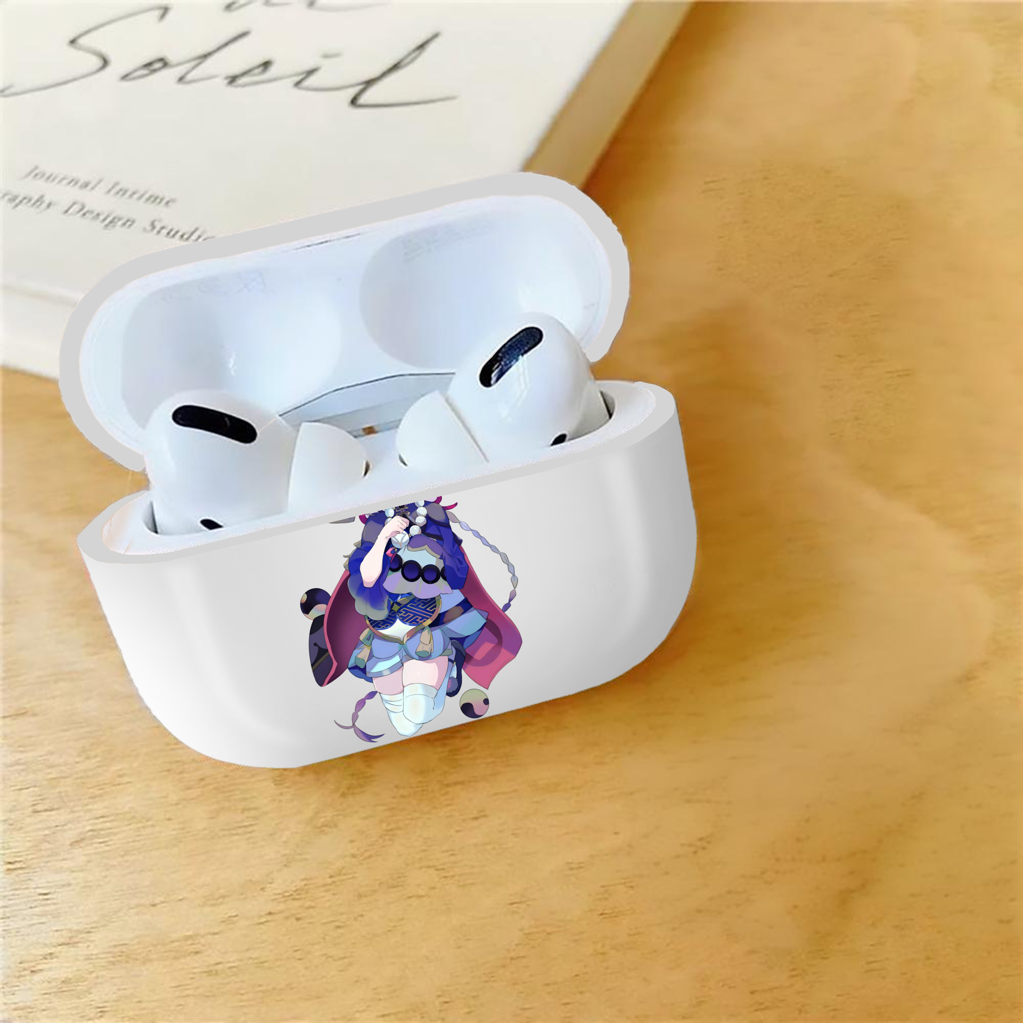 げんし神 七七 なな  genshin Nana 【AirPods Pro用】ハードシェル保護ケース 耐衝撃・防指紋・カラビナ付き商品仕様