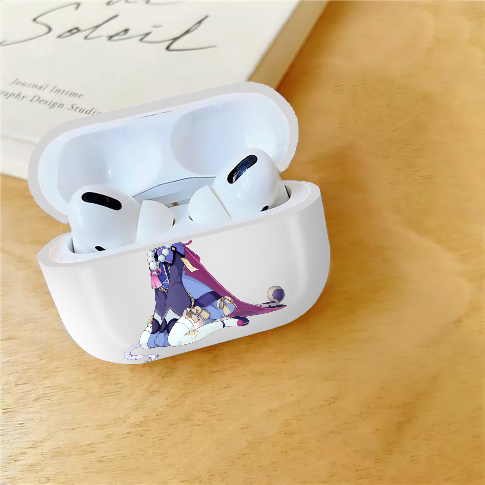 げんし神 七七 なな  genshin Nana 【AirPods Pro用】ハードシェル保護ケース 耐衝撃・防指紋・カラビナ付き商品仕様