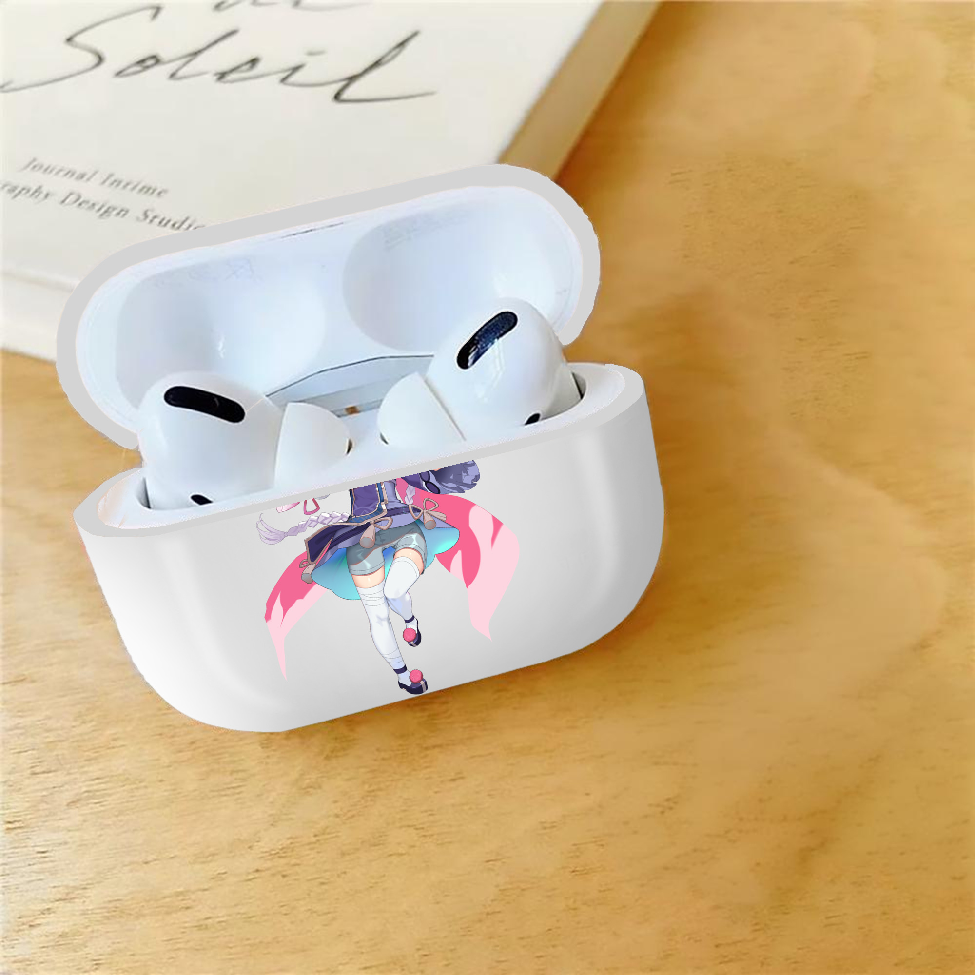 げんし神 七七 なな  genshin Nana 【AirPods Pro用】ハードシェル保護ケース 耐衝撃・防指紋・カラビナ付き商品仕様