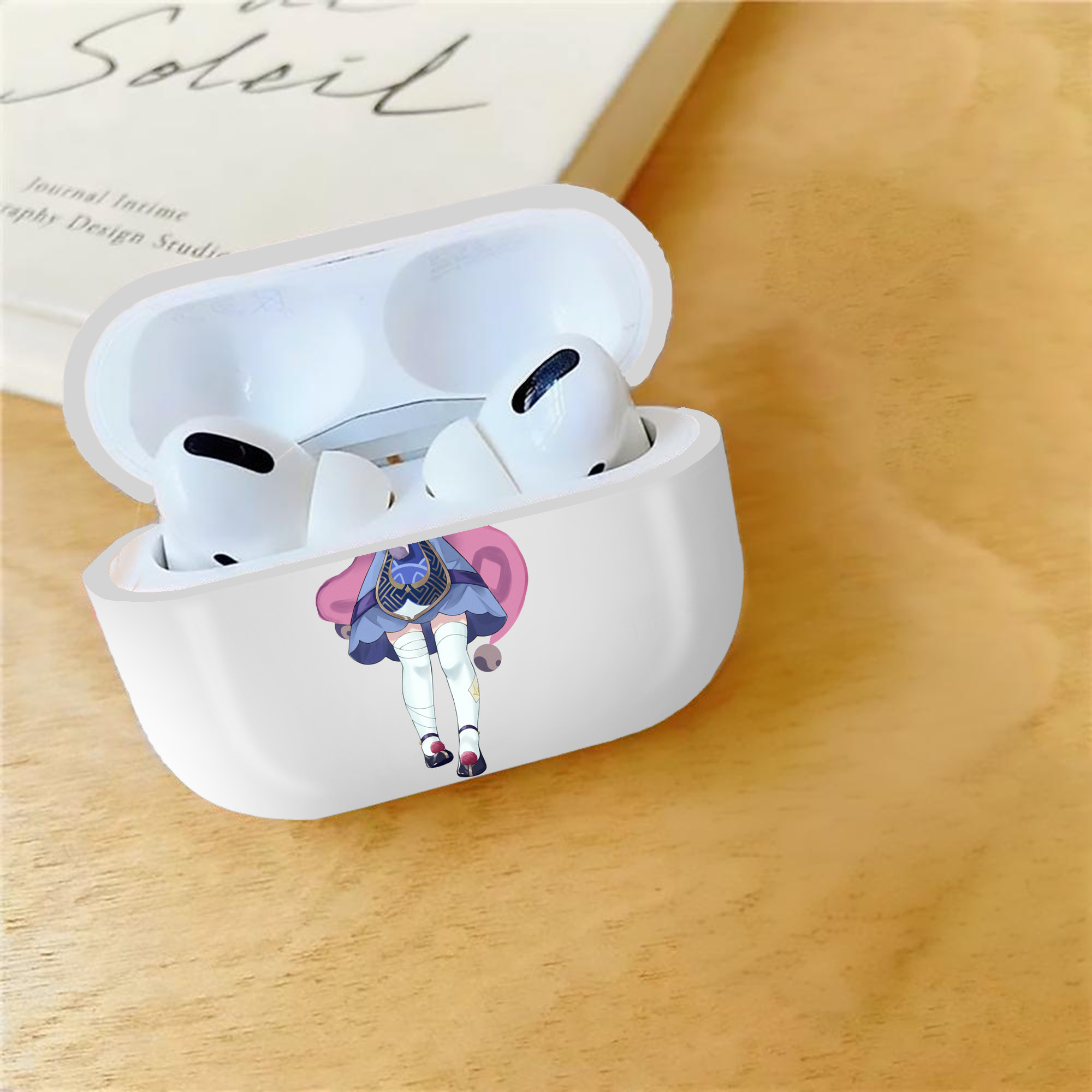 げんし神 七七 なな  genshin Nana 【AirPods Pro用】ハードシェル保護ケース 耐衝撃・防指紋・カラビナ付き商品仕様
