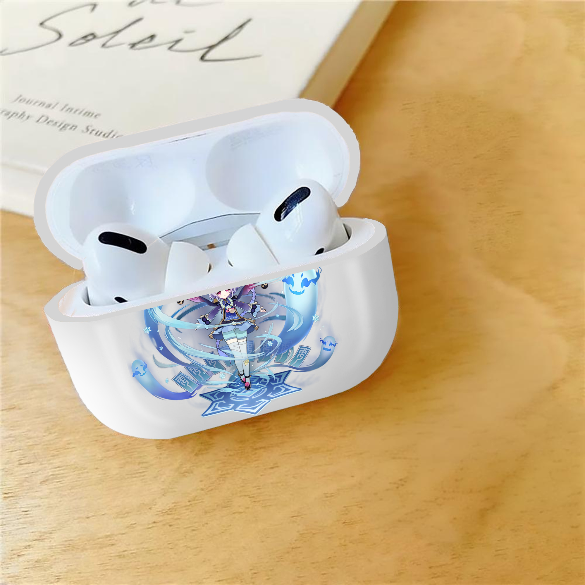 げんし神 七七 なな  genshin Nana 【AirPods Pro用】ハードシェル保護ケース 耐衝撃・防指紋・カラビナ付き商品仕様