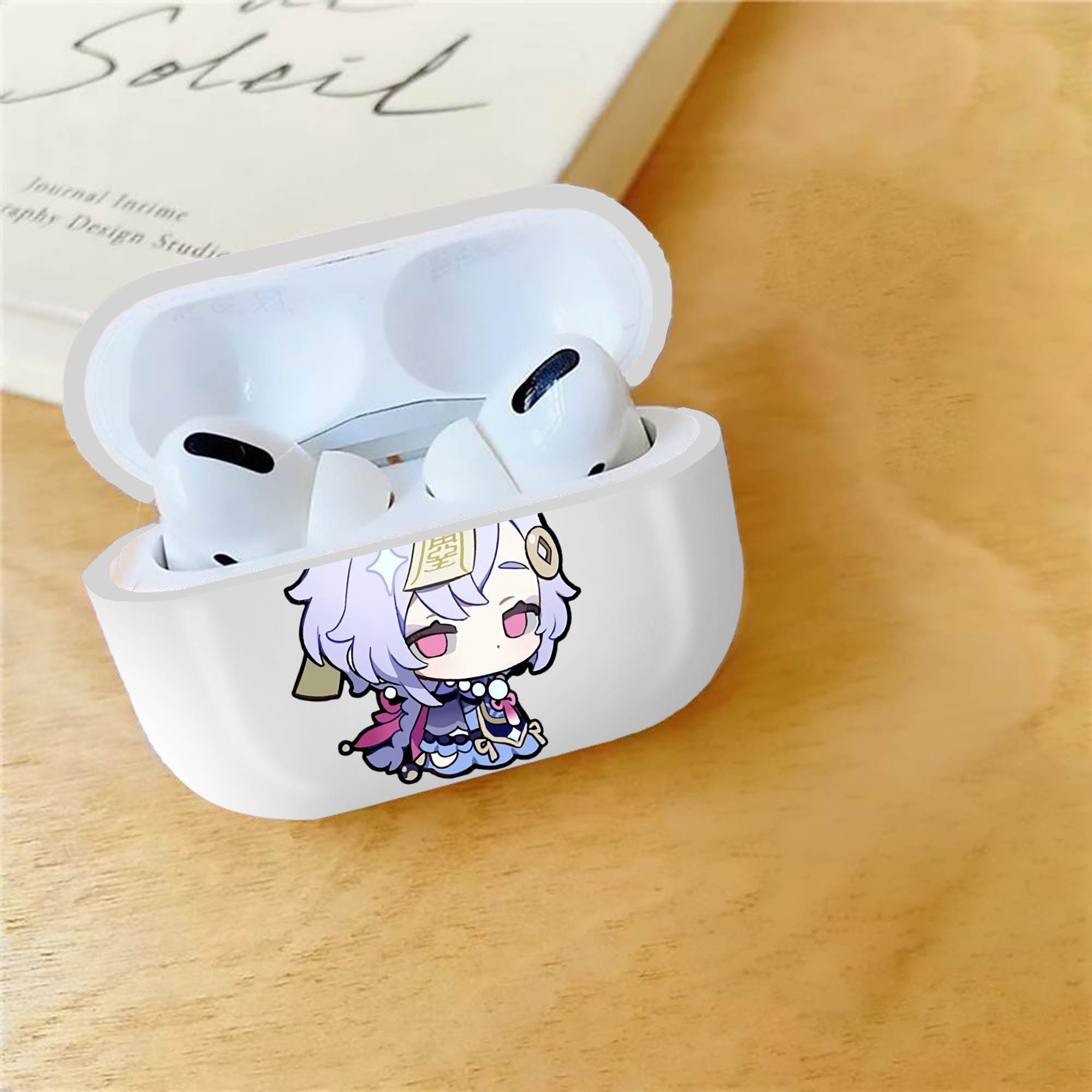 げんし神 七七 なな  genshin Nana 【AirPods Pro用】ハードシェル保護ケース 耐衝撃・防指紋・カラビナ付き商品仕様