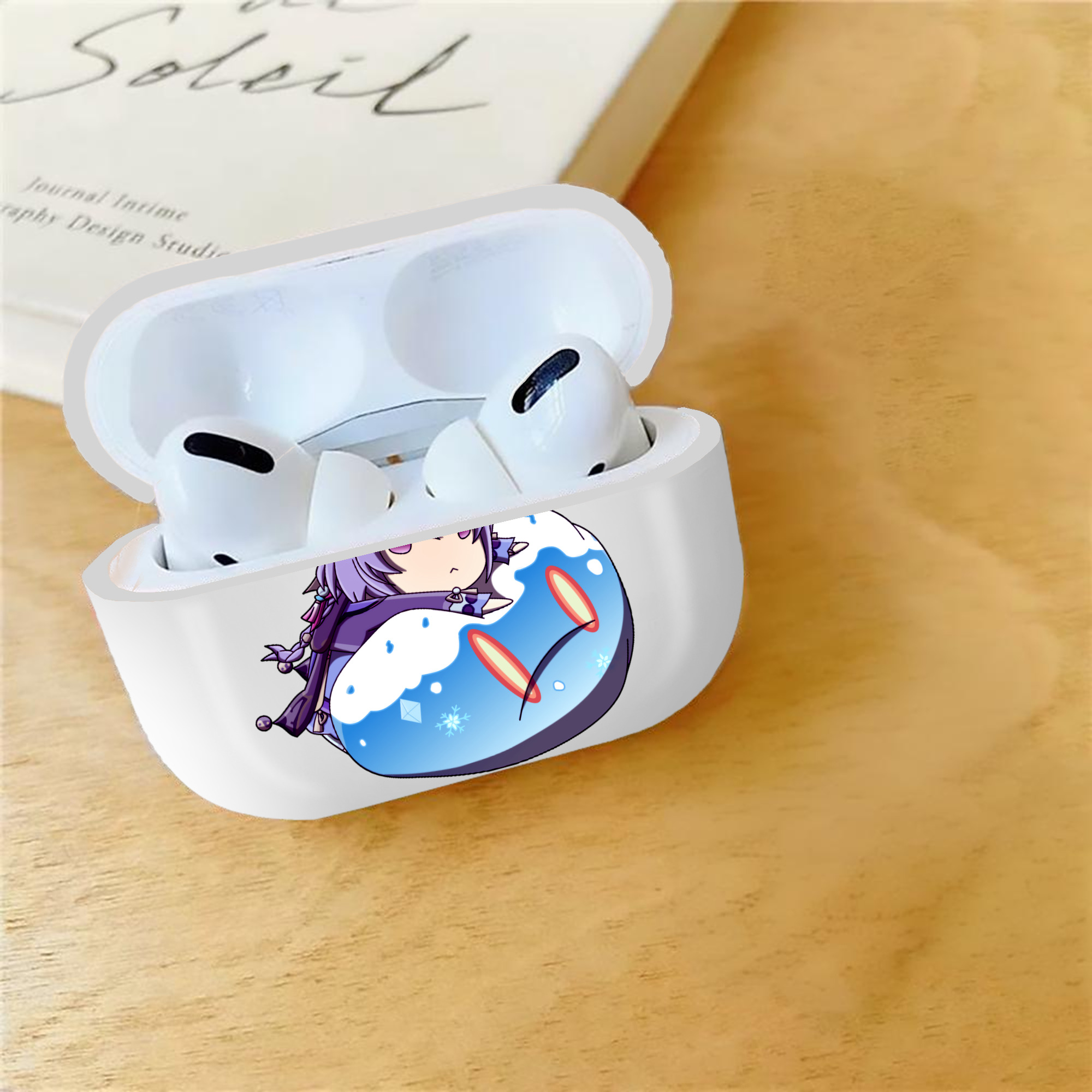 げんし神 七七 なな  genshin Nana 【AirPods Pro用】ハードシェル保護ケース 耐衝撃・防指紋・カラビナ付き商品仕様