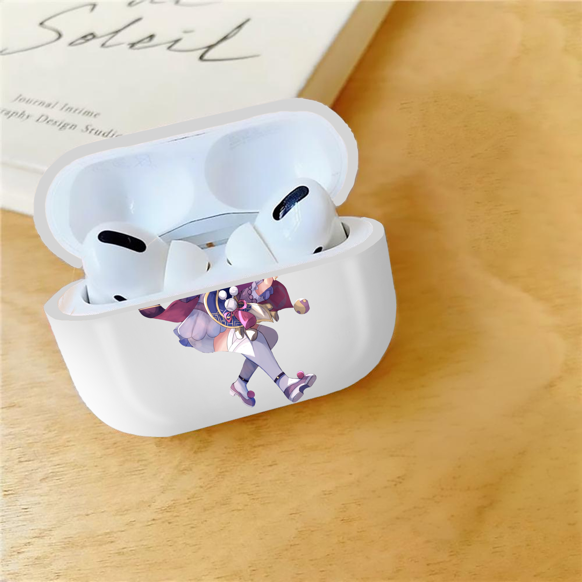 げんし神 七七 なな  genshin Nana 【AirPods Pro用】ハードシェル保護ケース 耐衝撃・防指紋・カラビナ付き商品仕様