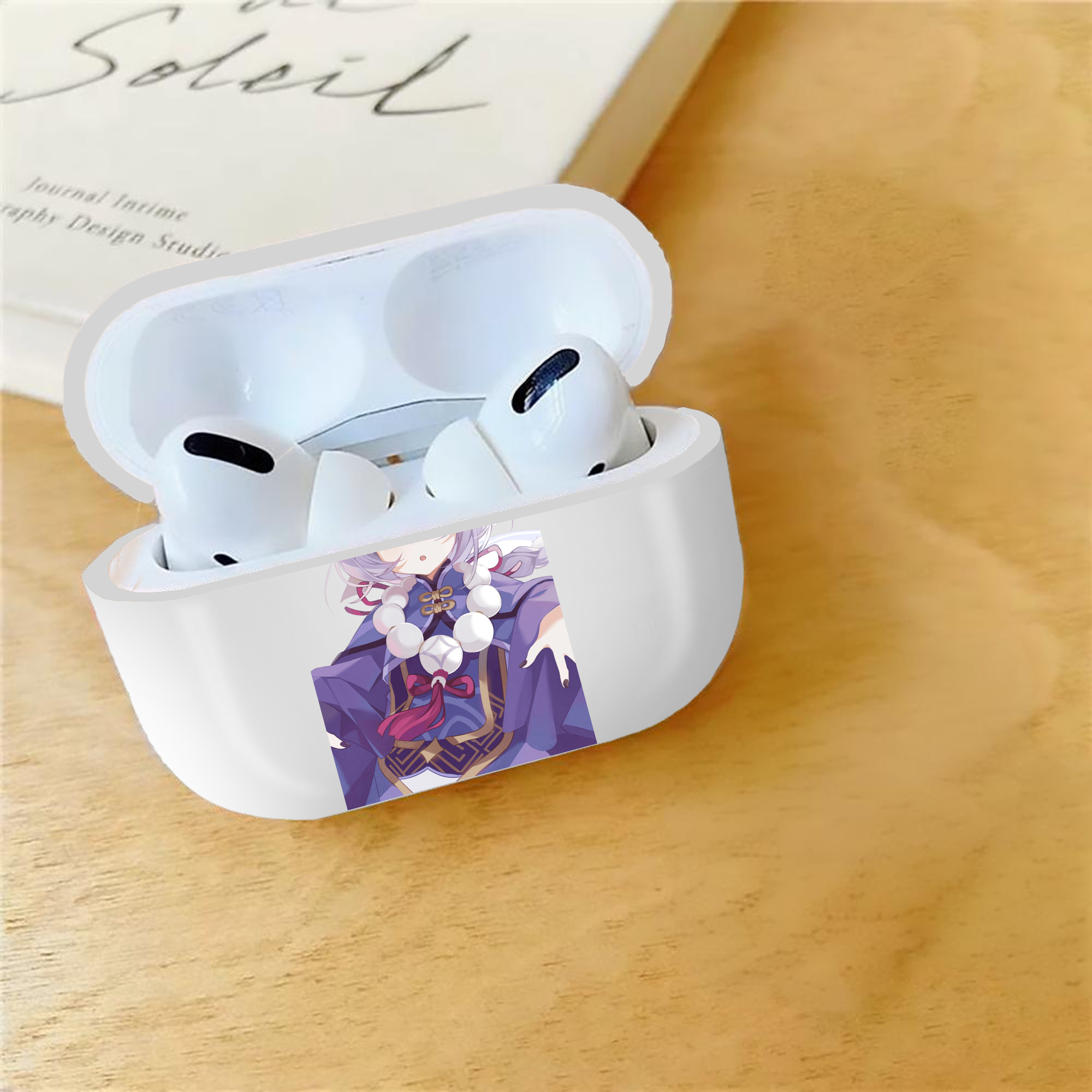 げんし神 七七 なな  genshin Nana 【AirPods Pro用】ハードシェル保護ケース 耐衝撃・防指紋・カラビナ付き商品仕様