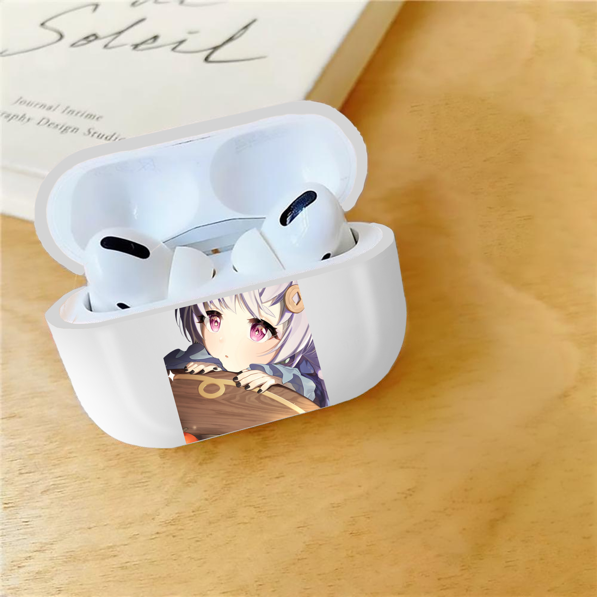 げんし神 七七 なな  genshin Nana 【AirPods Pro用】ハードシェル保護ケース 耐衝撃・防指紋・カラビナ付き商品仕様