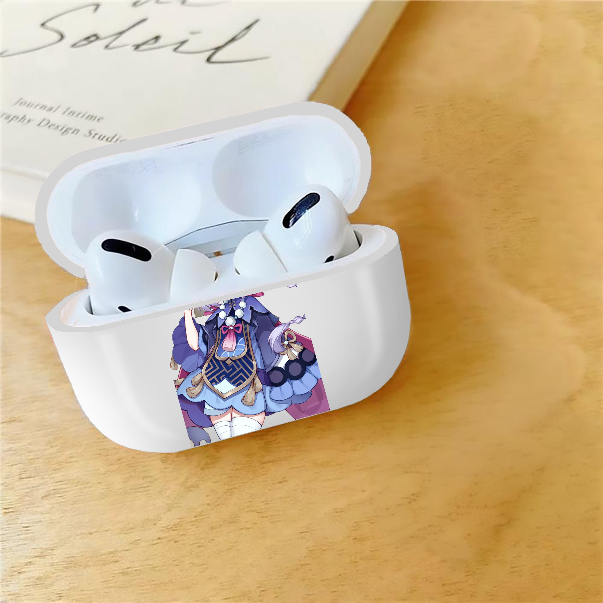 げんし神 七七 なな  genshin Nana 【AirPods Pro用】ハードシェル保護ケース 耐衝撃・防指紋・カラビナ付き商品仕様