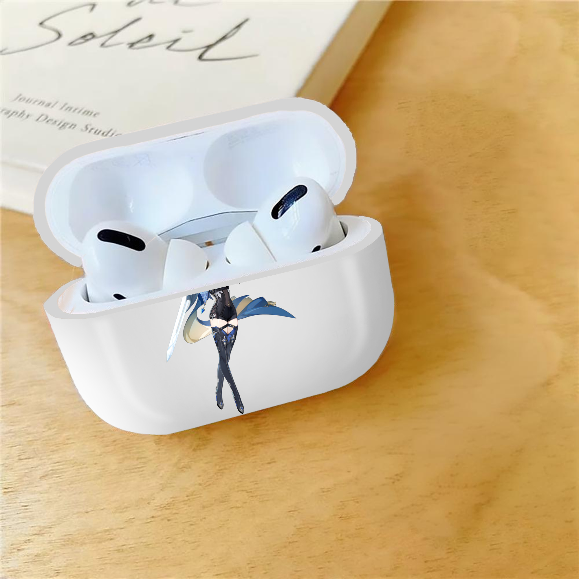 げんし神 优菈 ゆうら genshin Yūra 【AirPods Pro用】ハードシェル保護ケース 耐衝撃・防指紋・カラビナ付き商品仕様