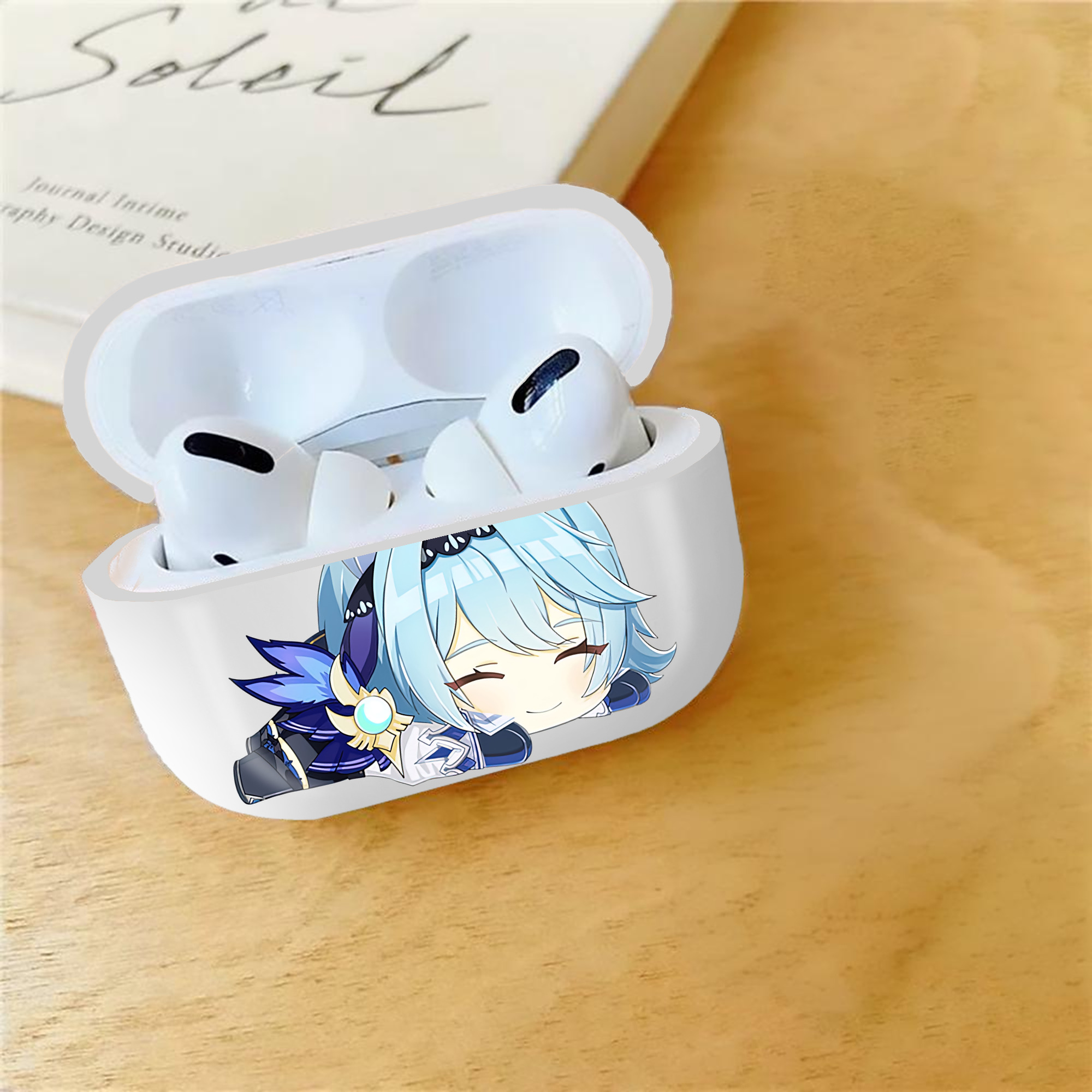 げんし神 优菈 ゆうら genshin Yūra 【AirPods Pro用】ハードシェル保護ケース 耐衝撃・防指紋・カラビナ付き商品仕様