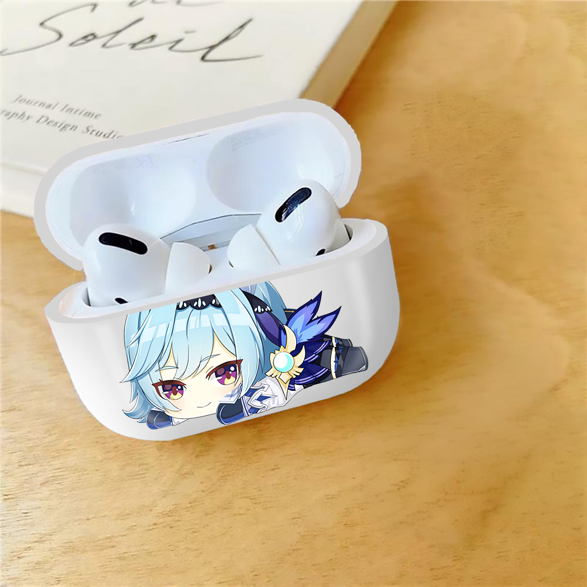 げんし神 优菈 ゆうら genshin Yūra 【AirPods Pro用】ハードシェル保護ケース 耐衝撃・防指紋・カラビナ付き商品仕様