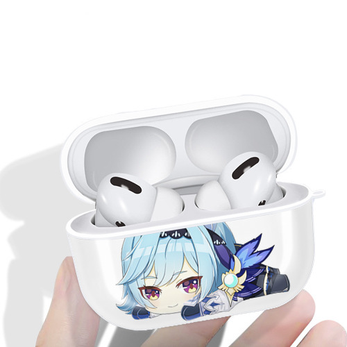 げんし神 优菈 ゆうら genshin Yūra 【AirPods Pro用】ハードシェル保護ケース 耐衝撃・防指紋・カラビナ付き商品仕様