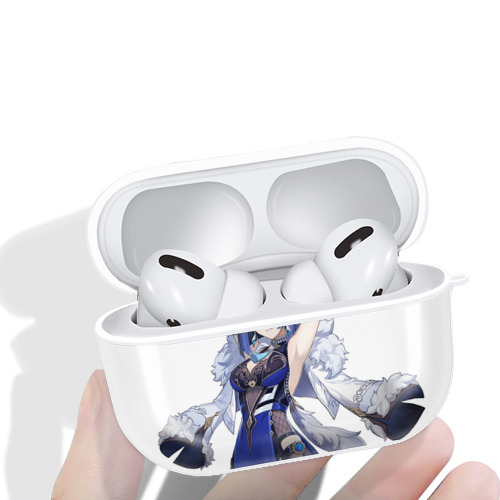 げんし神 夜兰 やらん genshin Yaran 【AirPods Pro用】ハードシェル保護ケース 耐衝撃・防指紋・カラビナ付き商品仕様