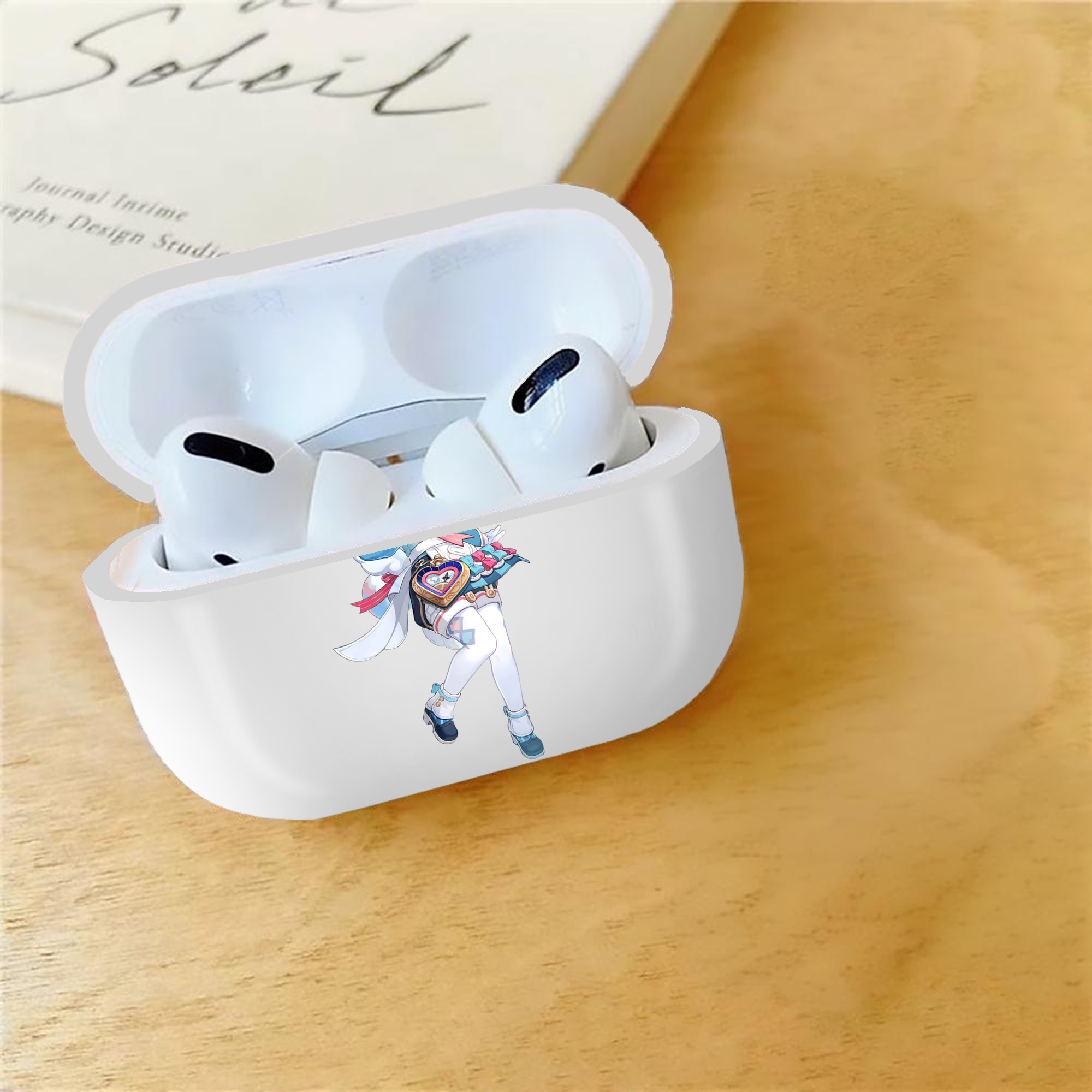 げんし神 シゲウィン genshin Shigewin 【AirPods Pro用】ハードシェル保護ケース 耐衝撃・防指紋・カラビナ付き商品仕様