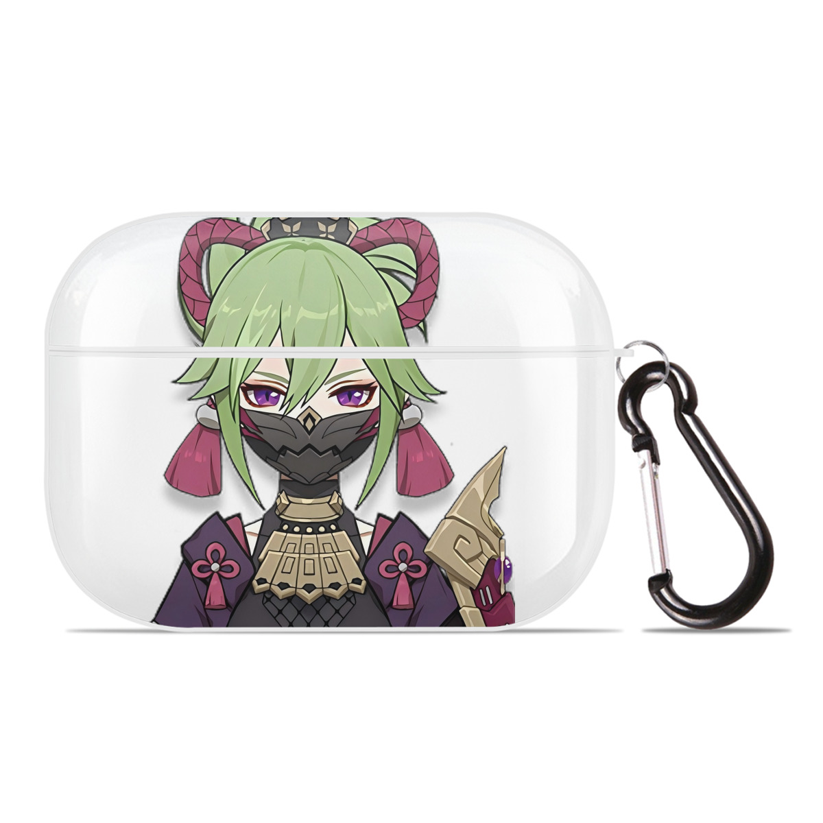 げんし神  久岐忍 くき しのぶ genshin Kuki Shinobu 【AirPods Pro用】ハードシェル保護ケース 耐衝撃・防指紋・カラビナ付き商品仕様