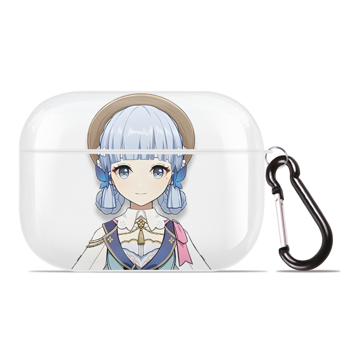 げんし神 神里綾華 神宮寺レン genshin Kamimiya Ren 【AirPods Pro用】ハードシェル保護ケース 耐衝撃・防指紋・カラビナ付き商品仕様