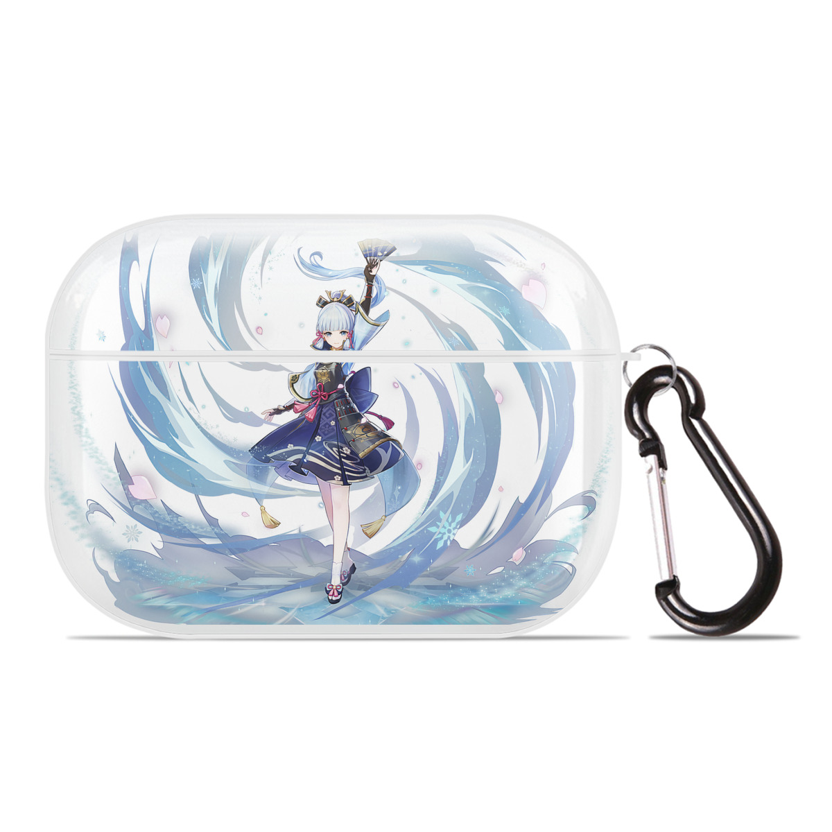げんし神 神里綾華 神宮寺レン genshin Kamimiya Ren 【AirPods Pro用】ハードシェル保護ケース 耐衝撃・防指紋・カラビナ付き商品仕様