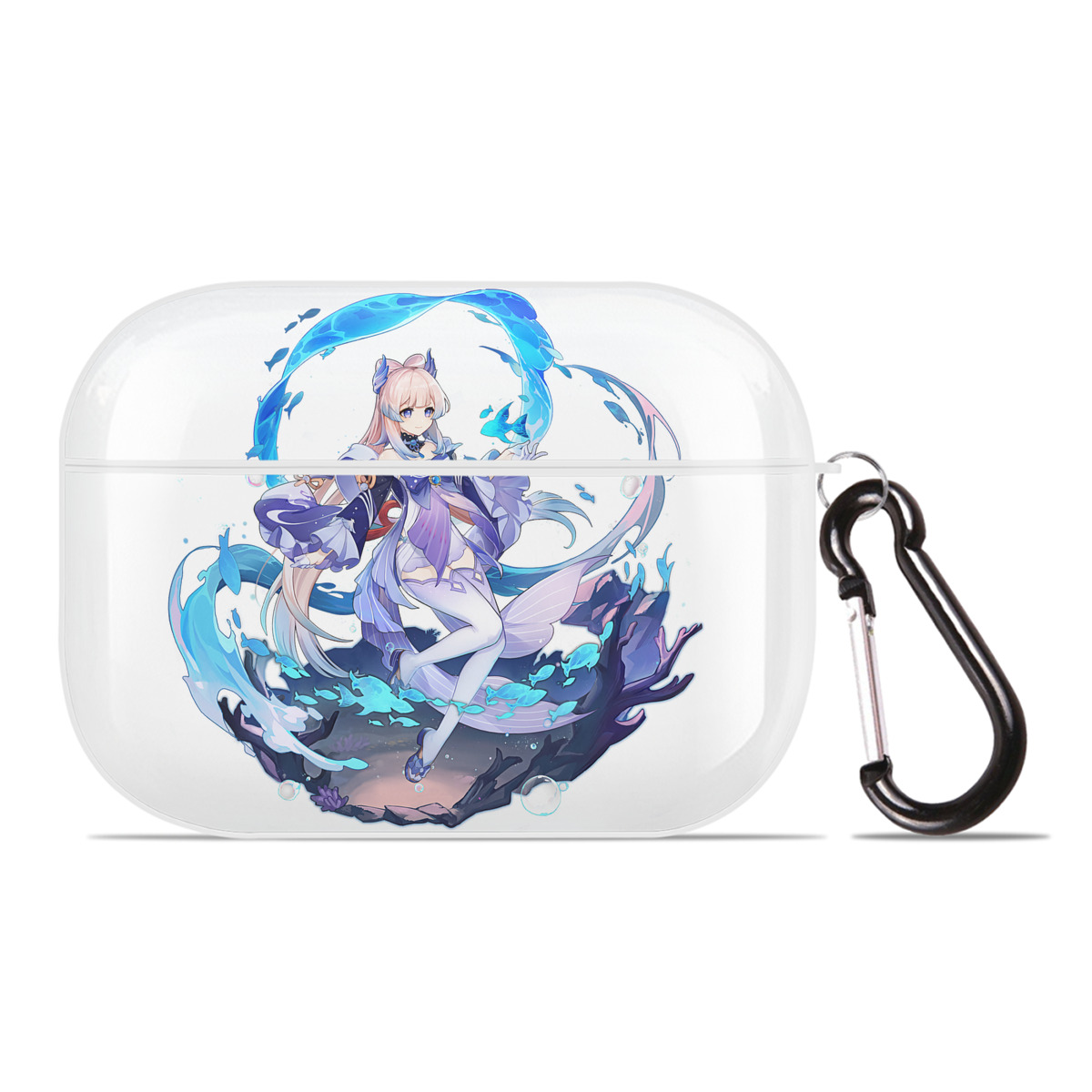 げんし神 珊瑚宮心海 サンゴノミヤ・ココミ genshin Sangonomiya Kokomi 【AirPods Pro用】ハードシェル保護ケース 耐衝撃・防指紋・カラビナ付き商品仕様