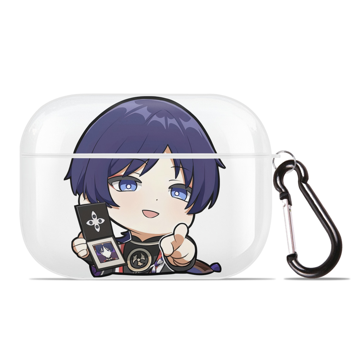 げんし神 さんペい genshin Sanpei 【AirPods Pro用】ハードシェル保護ケース 耐衝撃・防指紋・カラビナ付き商品仕様