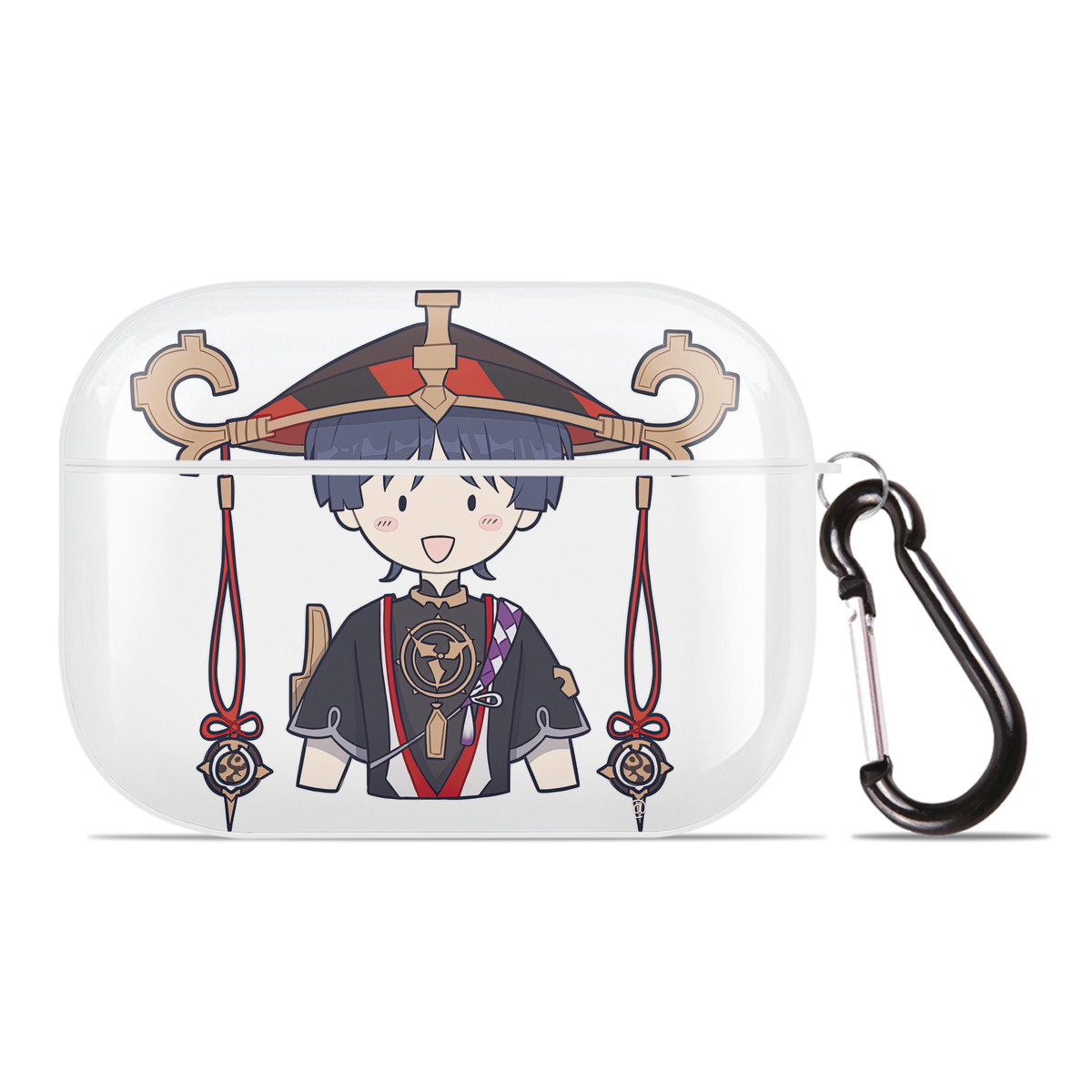 げんし神 さんペい genshin Sanpei 【AirPods Pro用】ハードシェル保護ケース 耐衝撃・防指紋・カラビナ付き商品仕様