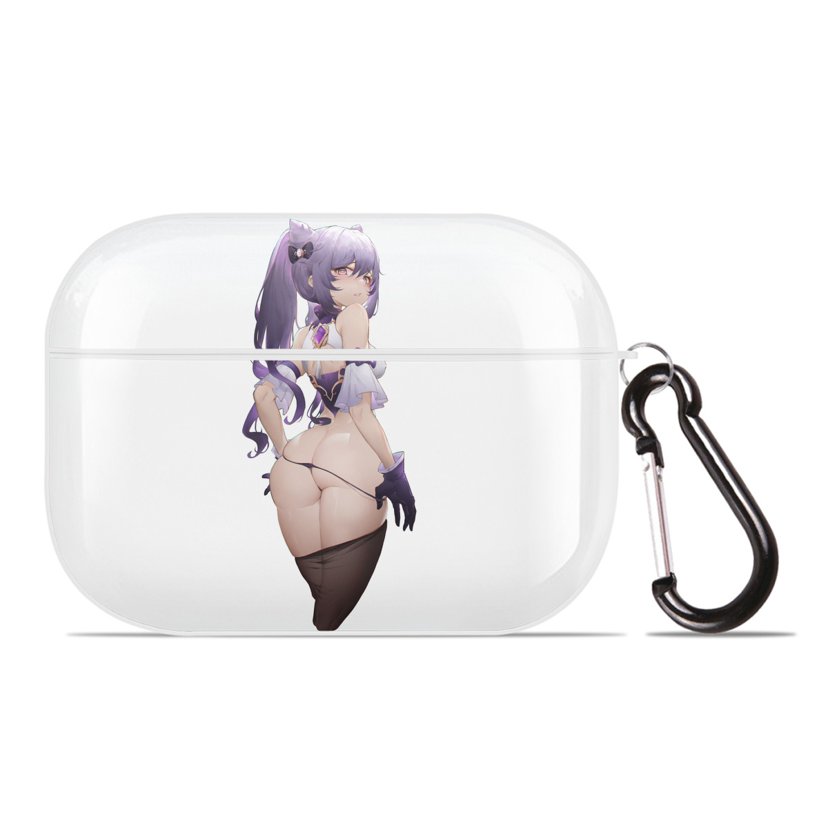 げんし神 刻晴 こくせい genshin Kokusei 【AirPods Pro用】ハードシェル保護ケース 耐衝撃・防指紋・カラビナ付き商品仕様