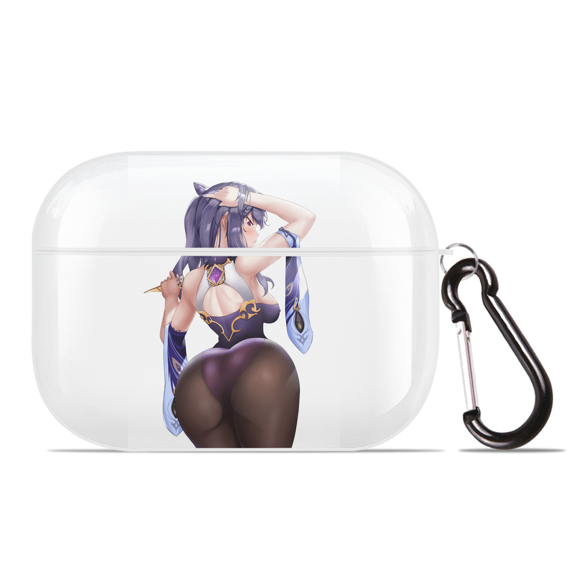 げんし神 刻晴 こくせい genshin Kokusei 【AirPods Pro用】ハードシェル保護ケース 耐衝撃・防指紋・カラビナ付き商品仕様