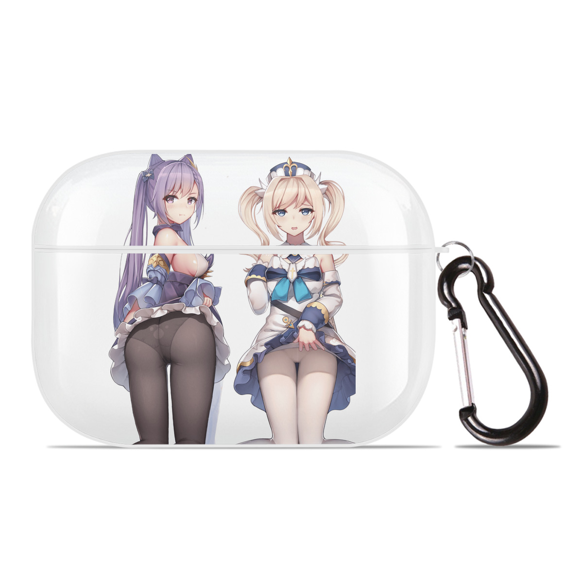 げんし神 刻晴 こくせい genshin Kokusei 【AirPods Pro用】ハードシェル保護ケース 耐衝撃・防指紋・カラビナ付き商品仕様