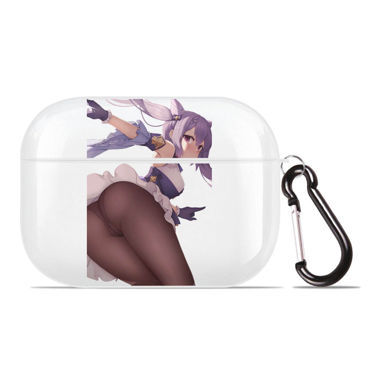 げんし神 刻晴 こくせい genshin Kokusei 【AirPods Pro用】ハードシェル保護ケース 耐衝撃・防指紋・カラビナ付き商品仕様