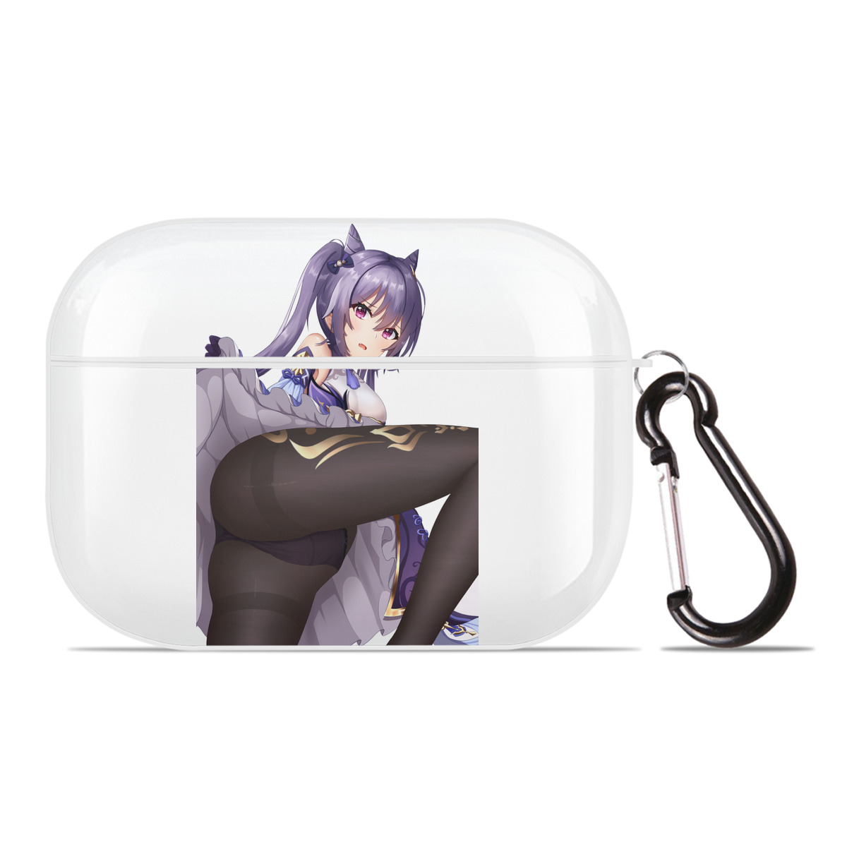 げんし神 刻晴 こくせい genshin Kokusei 【AirPods Pro用】ハードシェル保護ケース 耐衝撃・防指紋・カラビナ付き商品仕様