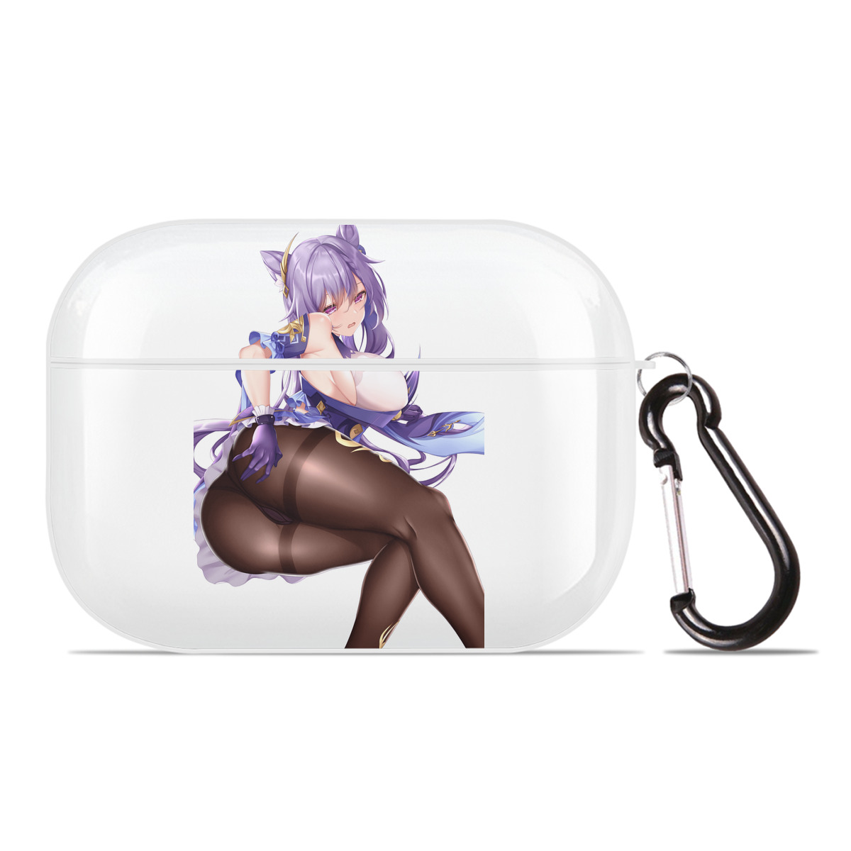 げんし神 刻晴 こくせい genshin Kokusei 【AirPods Pro用】ハードシェル保護ケース 耐衝撃・防指紋・カラビナ付き商品仕様