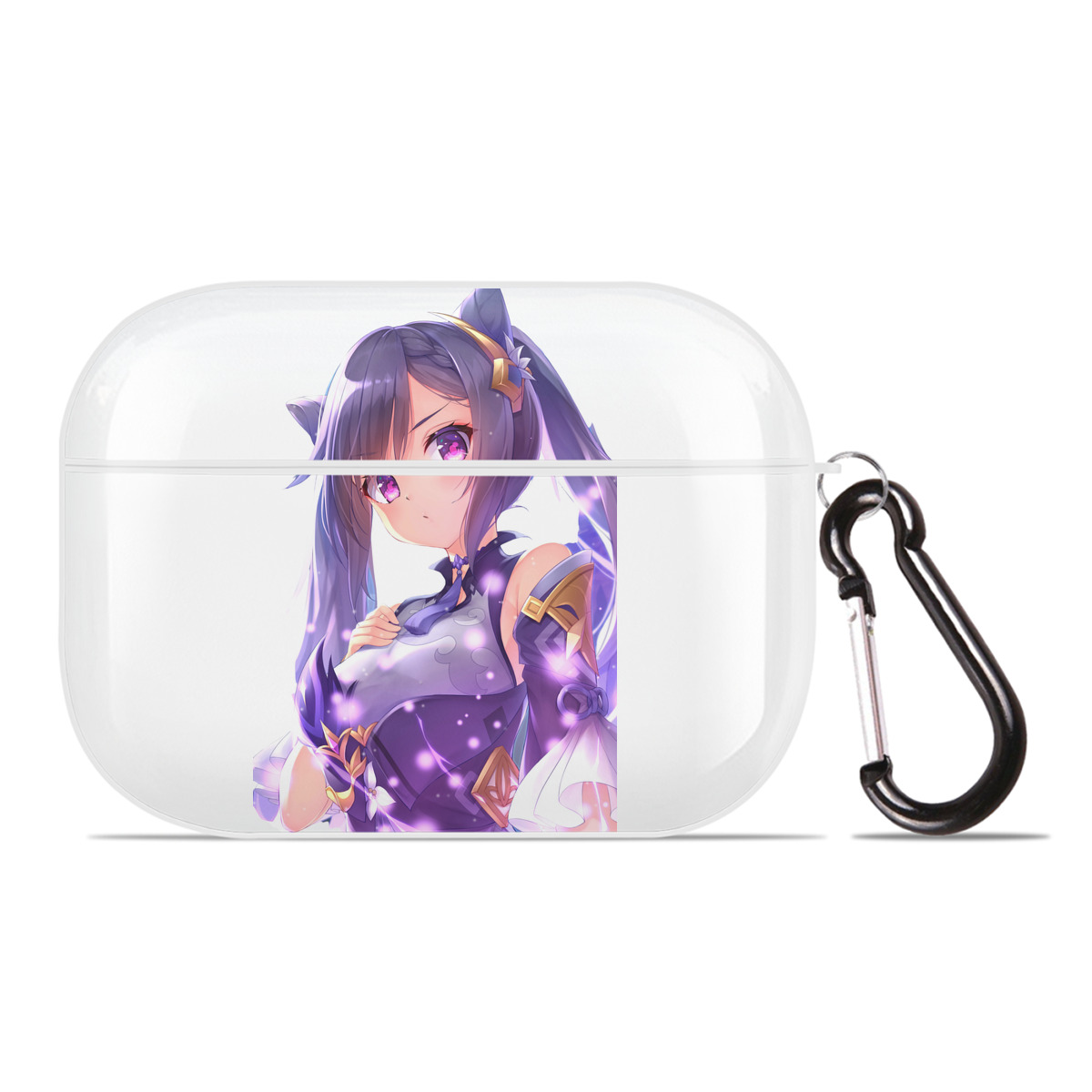 げんし神 刻晴 こくせい genshin Kokusei 【AirPods Pro用】ハードシェル保護ケース 耐衝撃・防指紋・カラビナ付き商品仕様