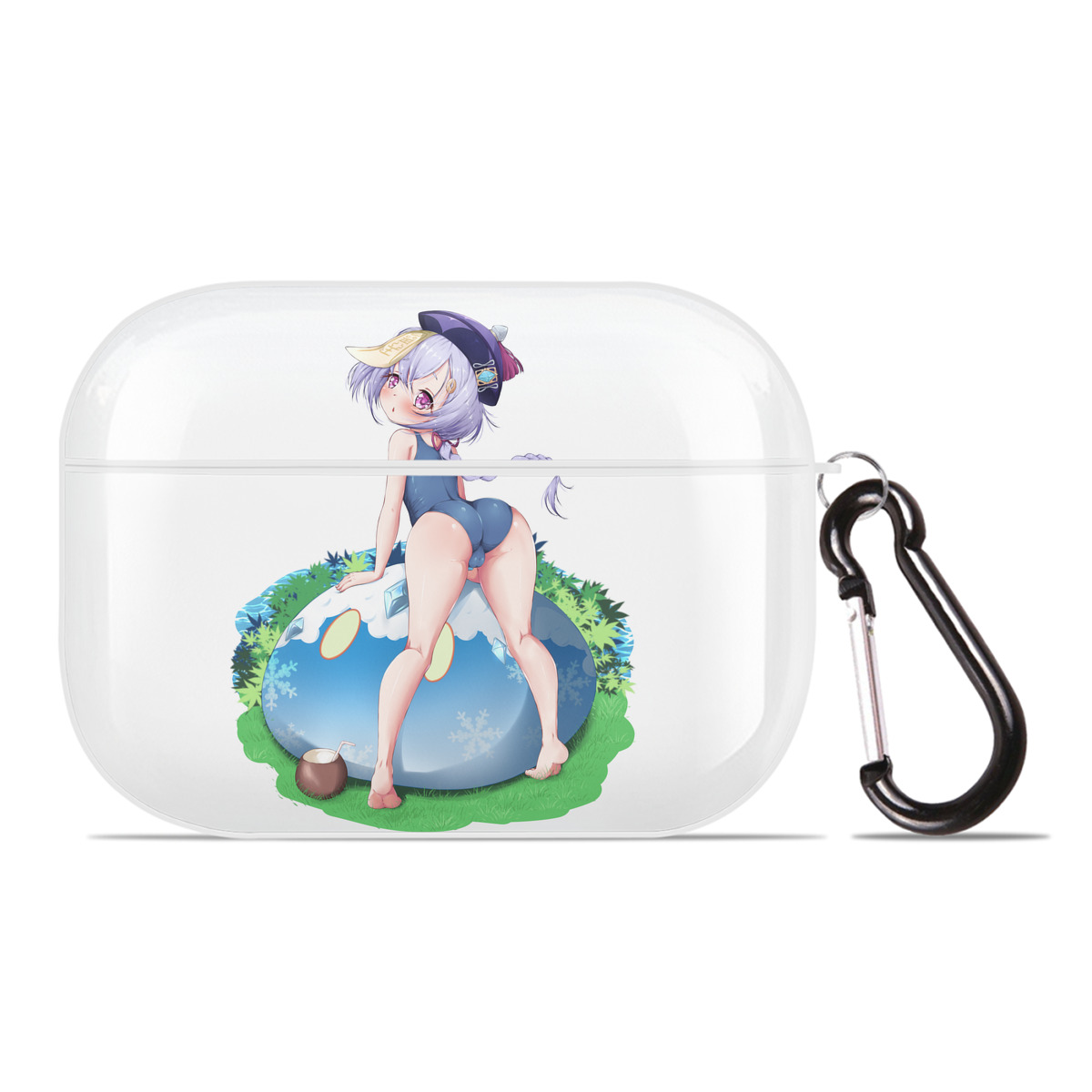 げんし神 七七 なな  genshin Nana 【AirPods Pro用】ハードシェル保護ケース 耐衝撃・防指紋・カラビナ付き商品仕様