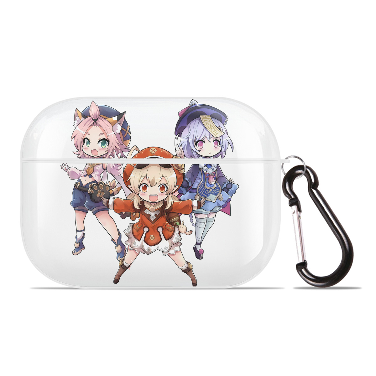 げんし神 七七 なな  genshin Nana 【AirPods Pro用】ハードシェル保護ケース 耐衝撃・防指紋・カラビナ付き商品仕様