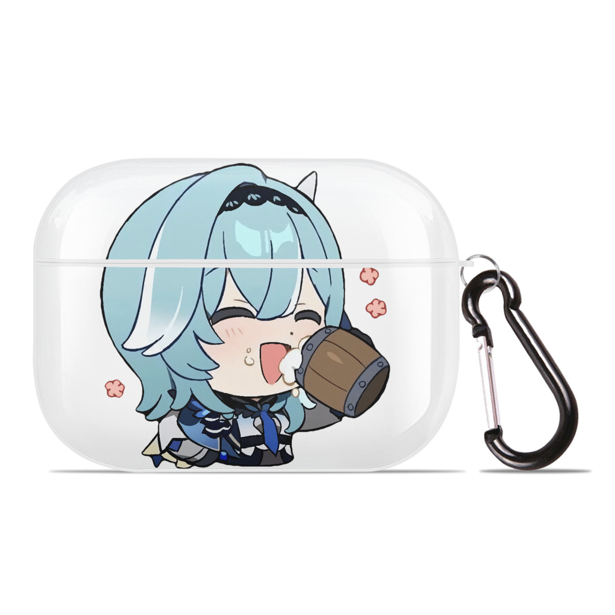 げんし神 优菈 ゆうら genshin Yūra 【AirPods Pro用】ハードシェル保護ケース 耐衝撃・防指紋・カラビナ付き商品仕様