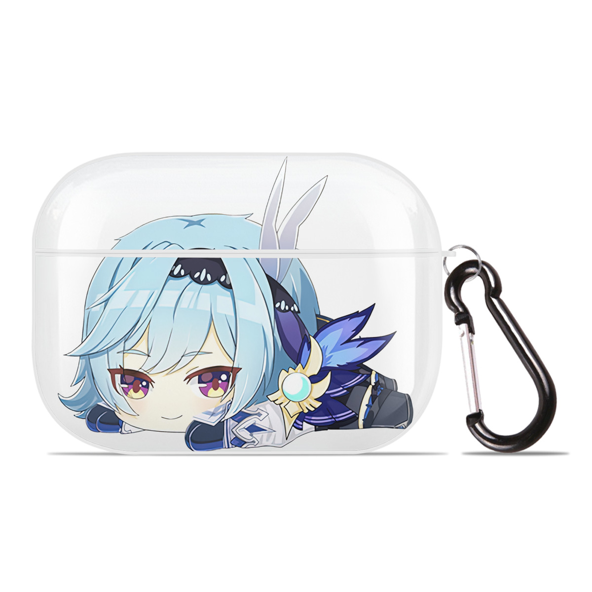 げんし神 优菈 ゆうら genshin Yūra 【AirPods Pro用】ハードシェル保護ケース 耐衝撃・防指紋・カラビナ付き商品仕様