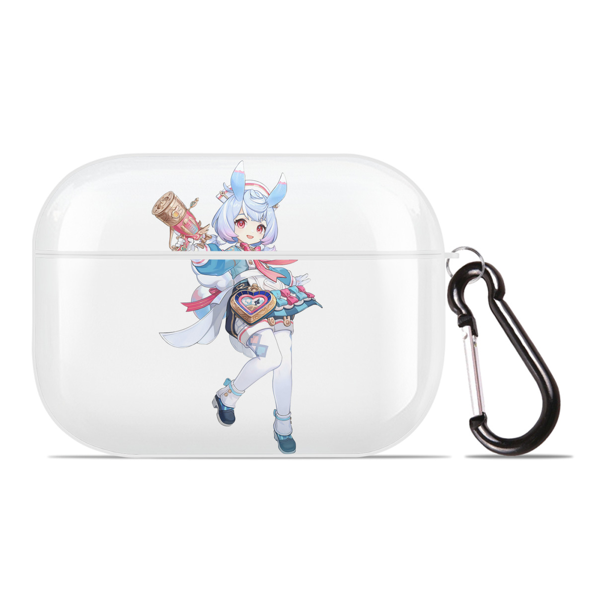 げんし神 シゲウィン genshin Shigewin 【AirPods Pro用】ハードシェル保護ケース 耐衝撃・防指紋・カラビナ付き商品仕様