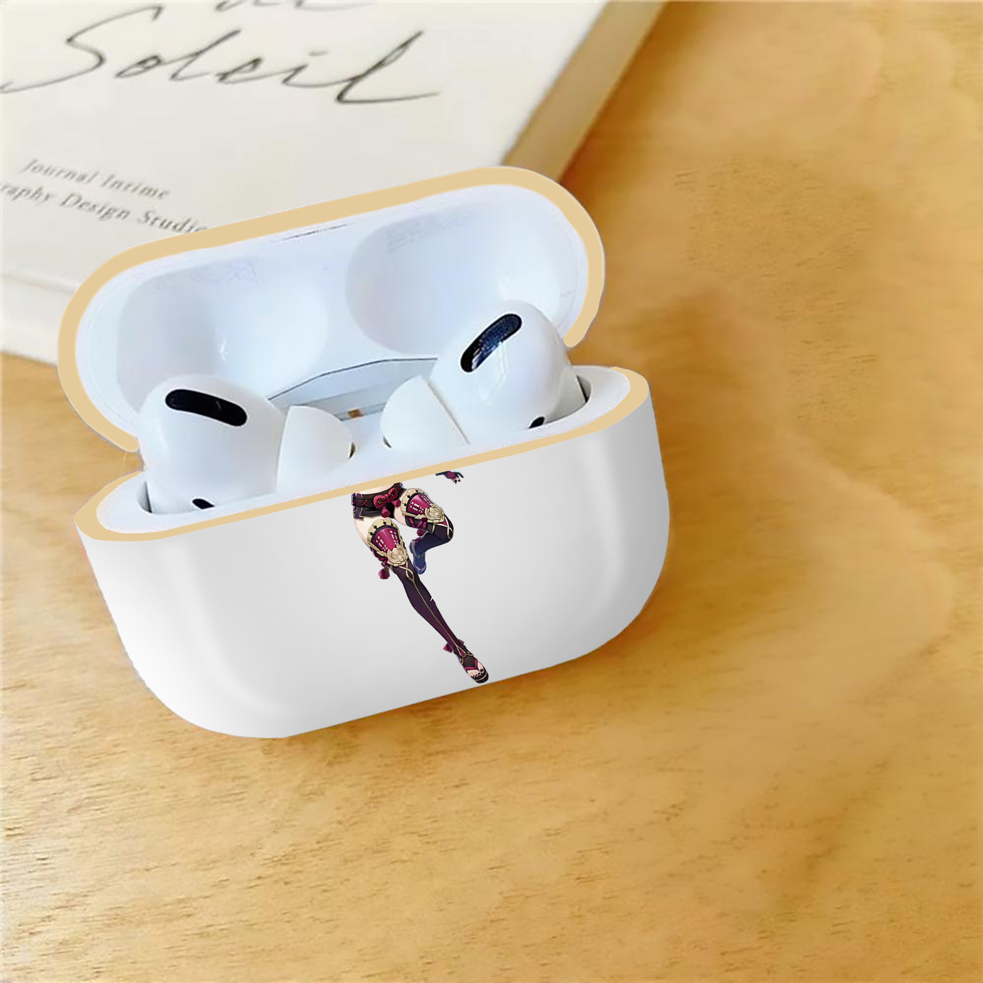 げんし神  久岐忍 くき しのぶ genshin Kuki Shinobu 【AirPods Pro用】ハードシェル保護ケース｜耐衝撃・防指紋・カラビナ付き商品仕様