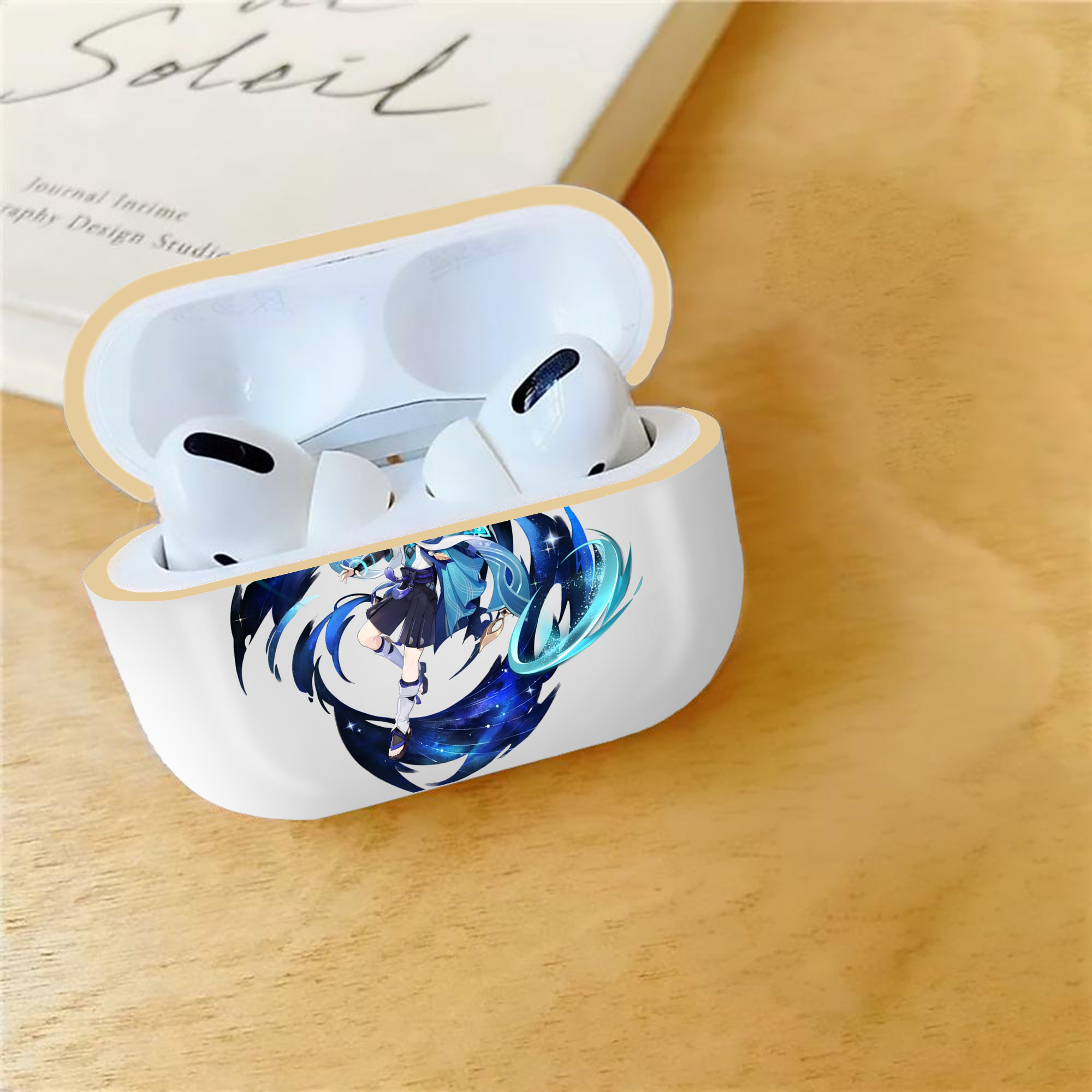 げんし神 さんペい genshin Sanpei 【AirPods Pro用】ハードシェル保護ケース｜耐衝撃・防指紋・カラビナ付き商品仕様