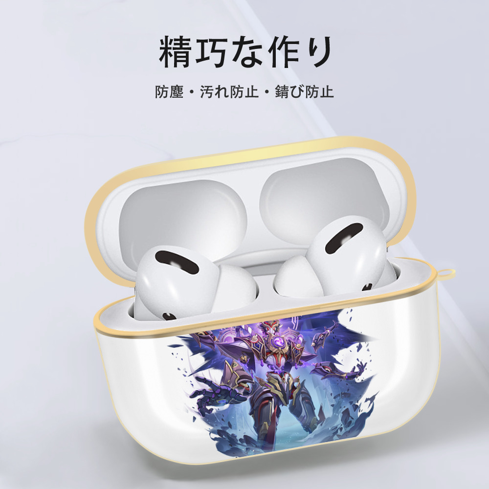 げんし神 さんペい genshin Sanpei 【AirPods Pro用】ハードシェル保護ケース｜耐衝撃・防指紋・カラビナ付き商品仕様