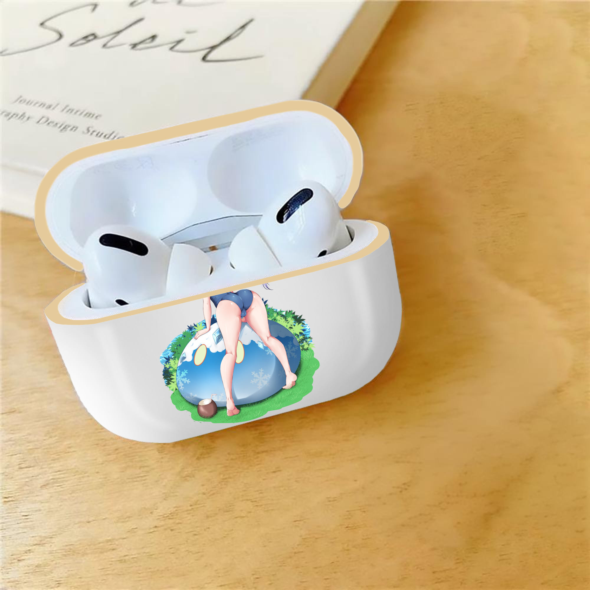 げんし神 七七 なな  genshin Nana 【AirPods Pro用】ハードシェル保護ケース｜耐衝撃・防指紋・カラビナ付き商品仕様