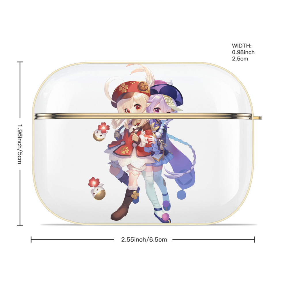 げんし神 七七 なな  genshin Nana 【AirPods Pro用】ハードシェル保護ケース｜耐衝撃・防指紋・カラビナ付き商品仕様