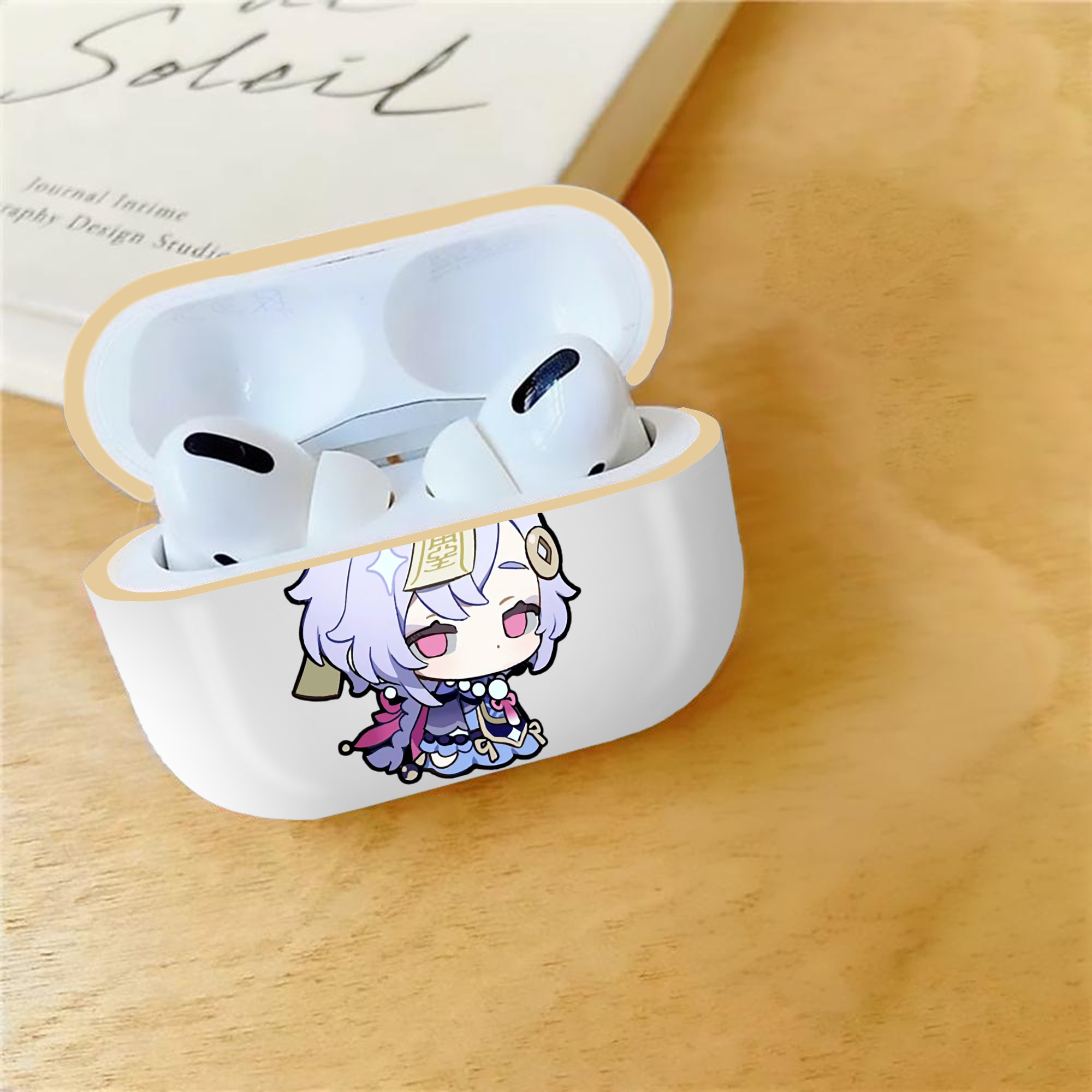 げんし神 七七 なな  genshin Nana 【AirPods Pro用】ハードシェル保護ケース｜耐衝撃・防指紋・カラビナ付き商品仕様