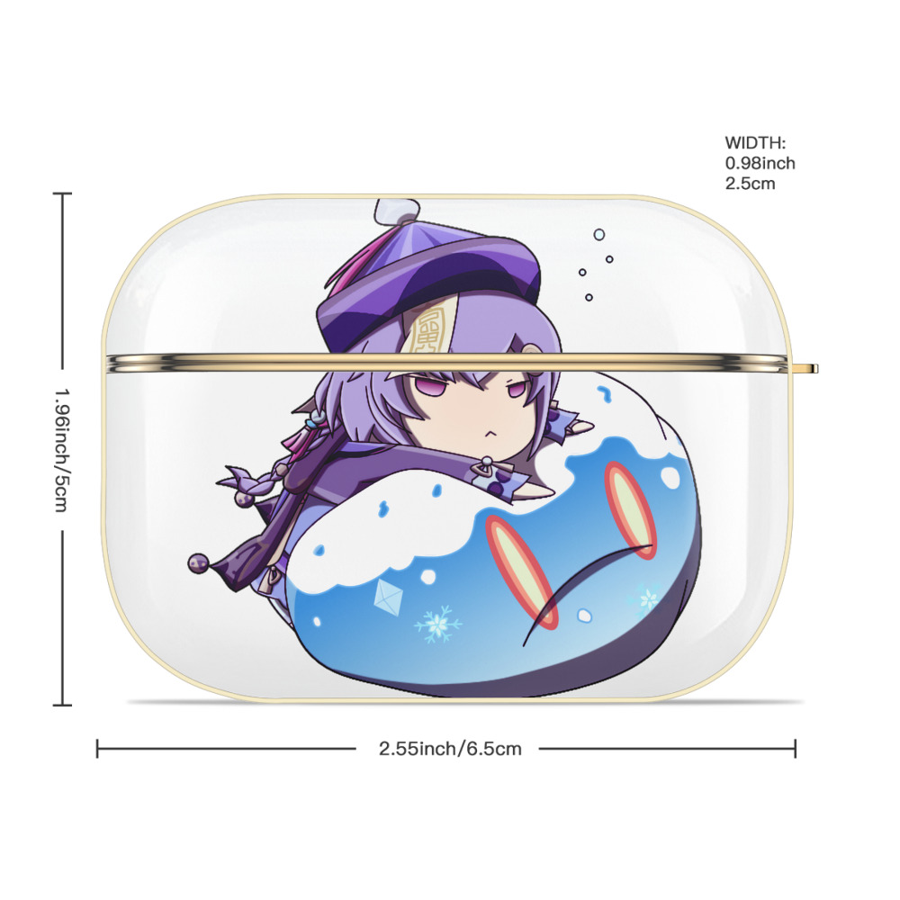 げんし神 七七 なな  genshin Nana 【AirPods Pro用】ハードシェル保護ケース｜耐衝撃・防指紋・カラビナ付き商品仕様