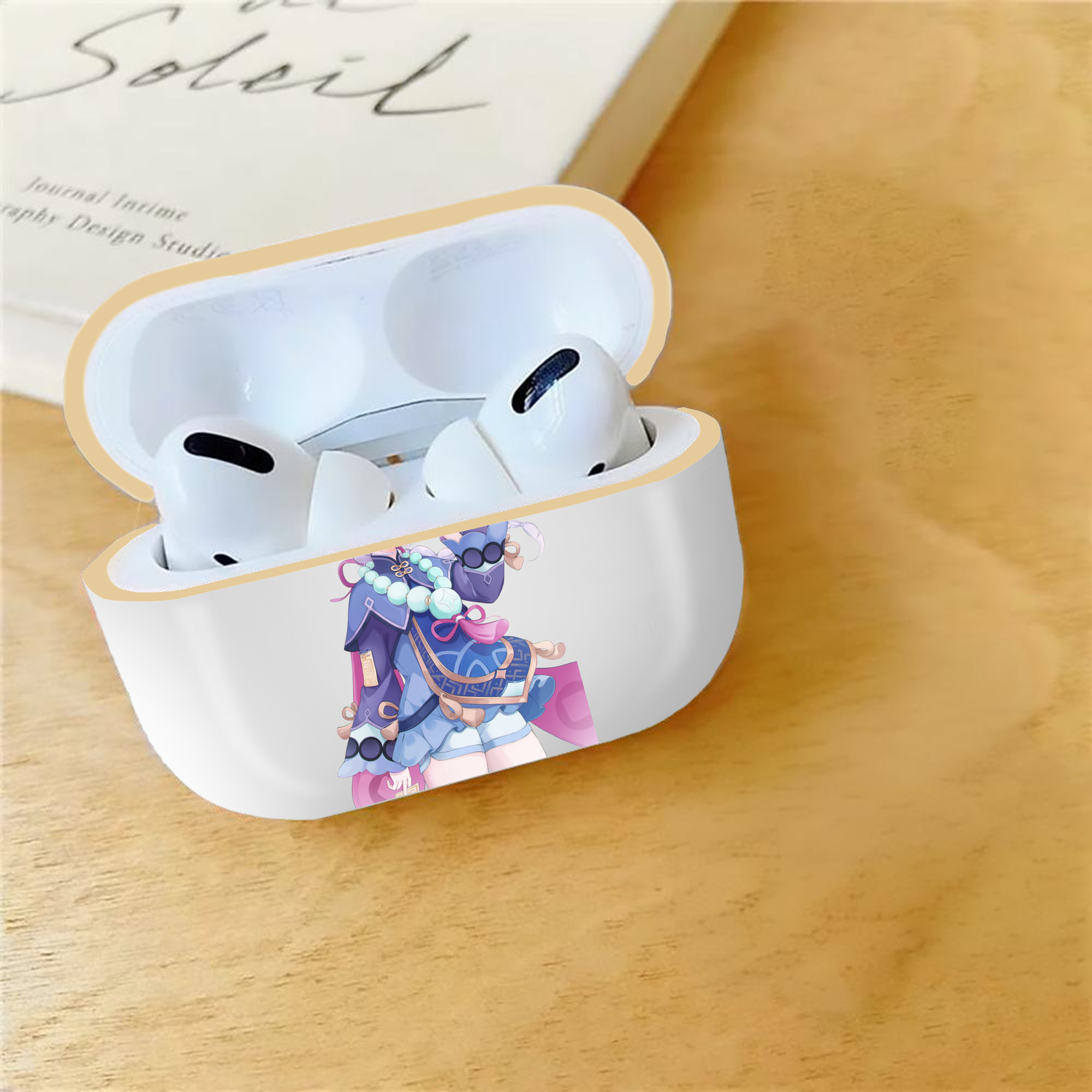 げんし神 七七 なな  genshin Nana 【AirPods Pro用】ハードシェル保護ケース｜耐衝撃・防指紋・カラビナ付き商品仕様