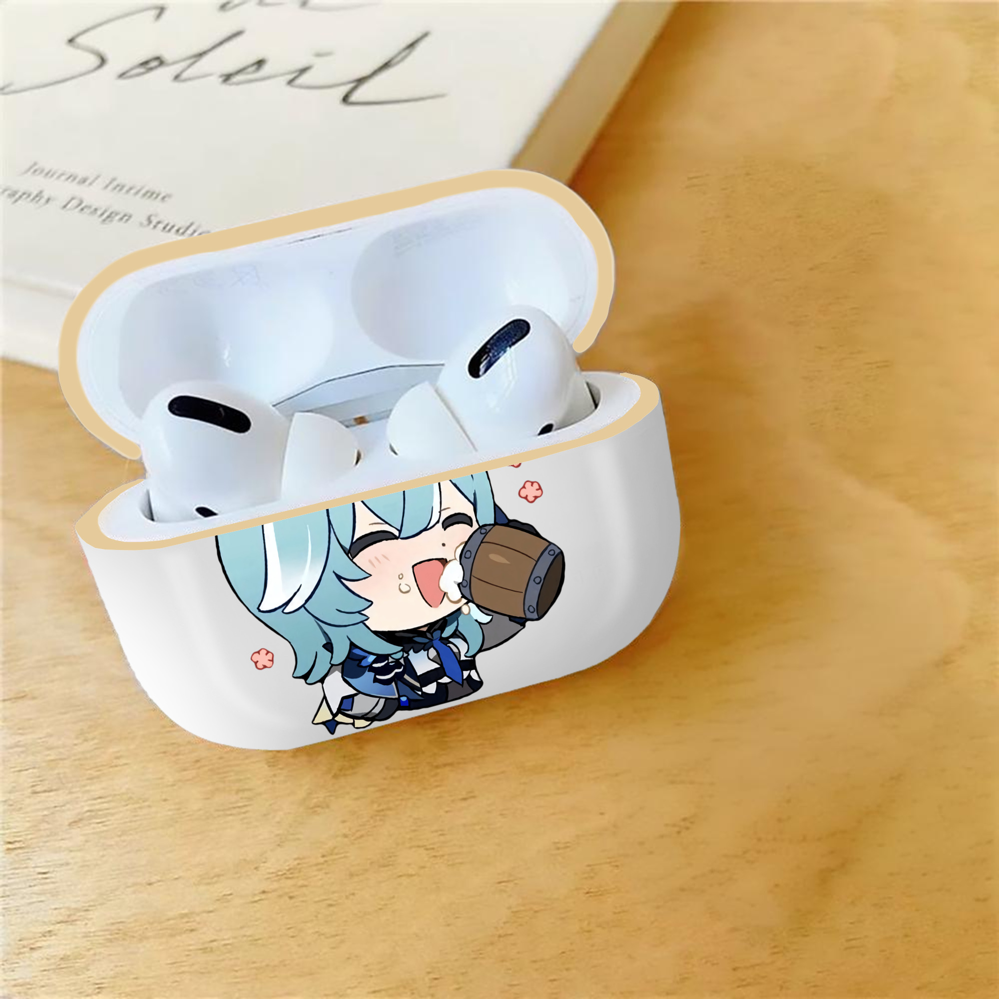 げんし神 优菈 ゆうら genshin Yūra 【AirPods Pro用】ハードシェル保護ケース｜耐衝撃・防指紋・カラビナ付き商品仕様