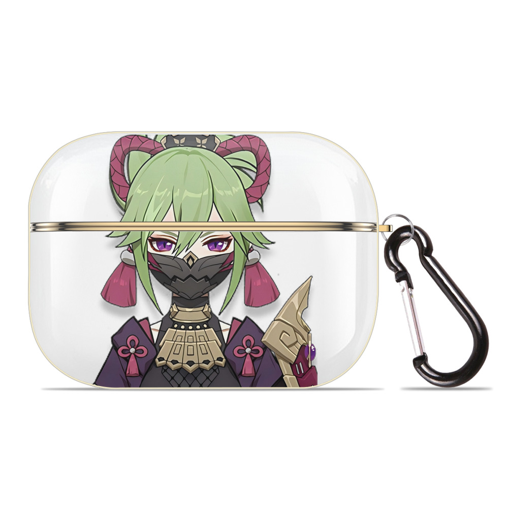 げんし神  久岐忍 くき しのぶ genshin Kuki Shinobu 【AirPods Pro用】ハードシェル保護ケース｜耐衝撃・防指紋・カラビナ付き商品仕様