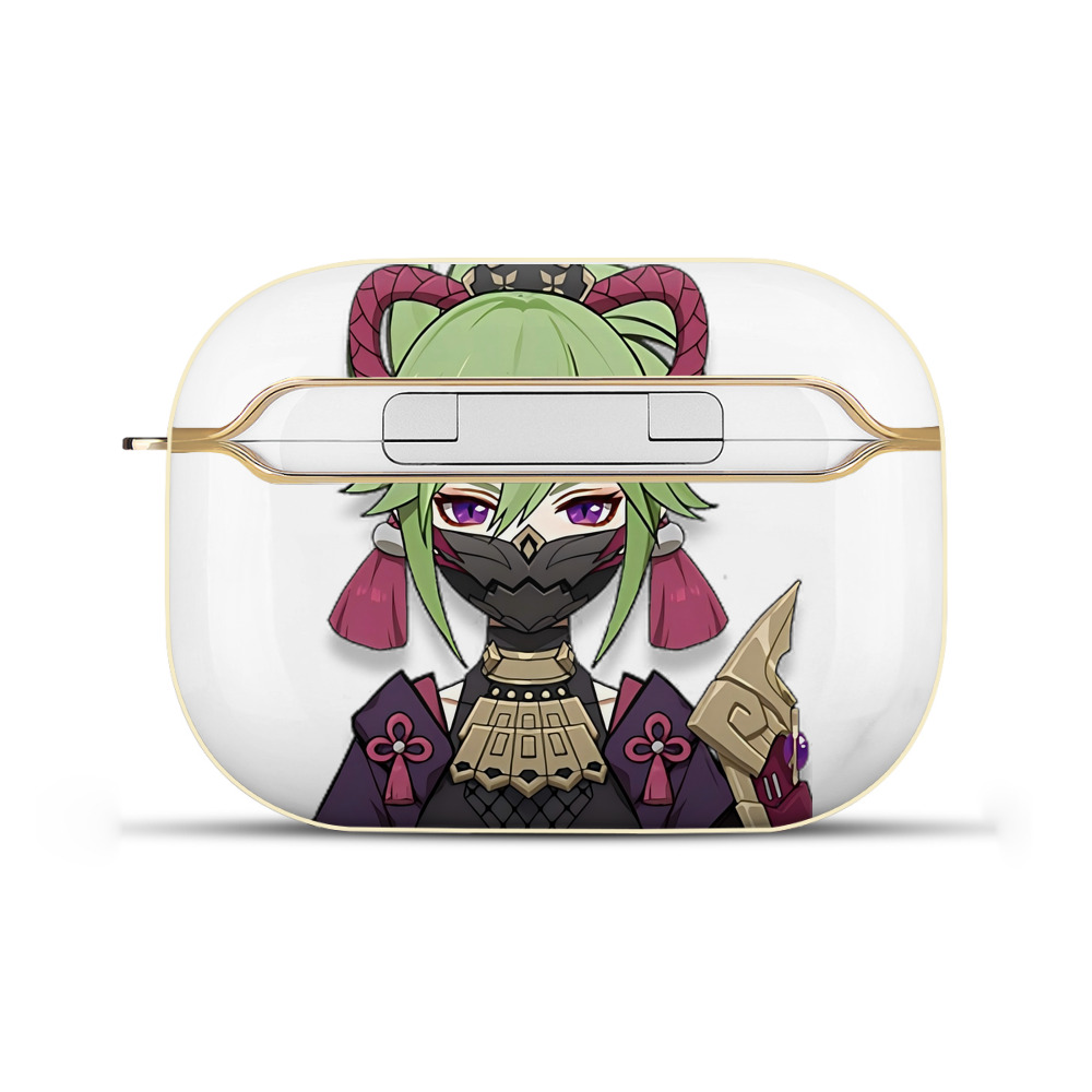げんし神  久岐忍 くき しのぶ genshin Kuki Shinobu 【AirPods Pro用】ハードシェル保護ケース｜耐衝撃・防指紋・カラビナ付き商品仕様